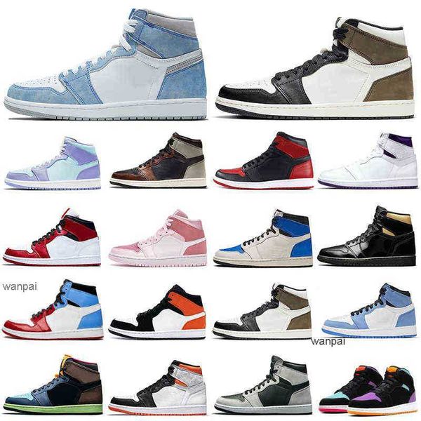 

fashion 1s men basketball shoes 1 university blue obsidian shadow light smoke grey women mens trainers sports sneakers wholesale