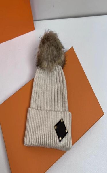 

women039s winter soft knit beanie hat with faux fur pom pom warm skull cap beanies for women8764311, Blue;gray