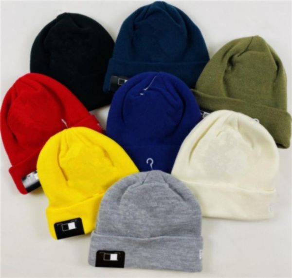 

20fw box logo cold cap cross knitted hat cap street travel fishing casual autumn winter warm outdoor sport hiphop hats7596467, Blue;gray