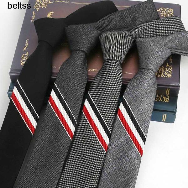 

tb style men's red white blue ribbon striped tie type men's gentleman men's 5cm narrow necktie gift box, Blue;purple