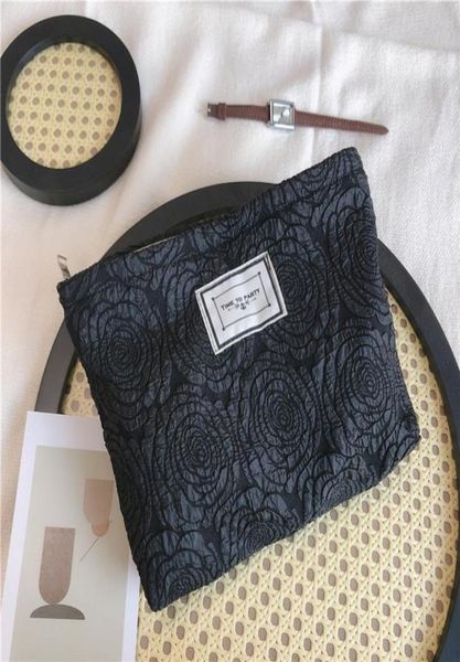 

highquality rose embossed fashion makeup bag012345673684001