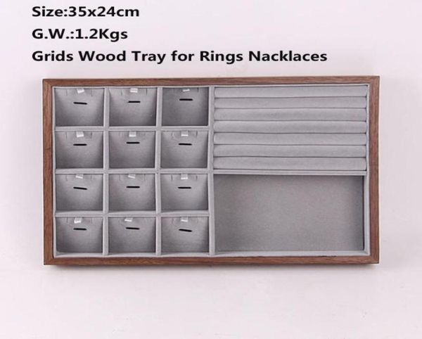 

jewelry pouches bags multi founctions display tray ring earring necklace bracelet pendant organizer storage box4575088, Pink;blue