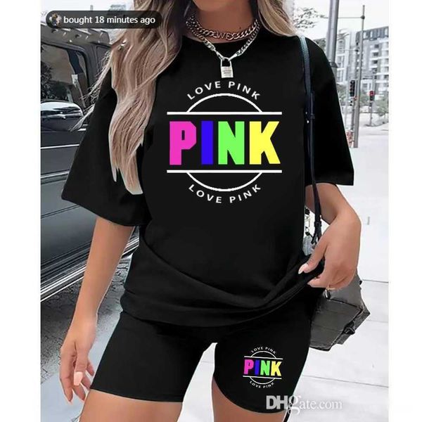 

designer 2023 new large women tracksuits two peices set t-shirt shorts set letters pattern printedsports set sportwear plus sizes 4xl 5xl, Gray
