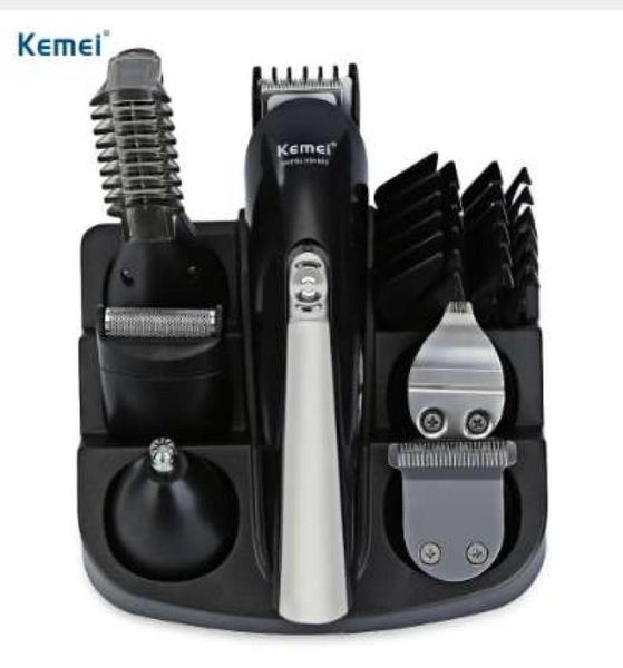 

newkemei km 600 professional electric shaver hair trimmer 6 in 1 hair clipper shaver sets beard trimmer hair cutting machine8949494