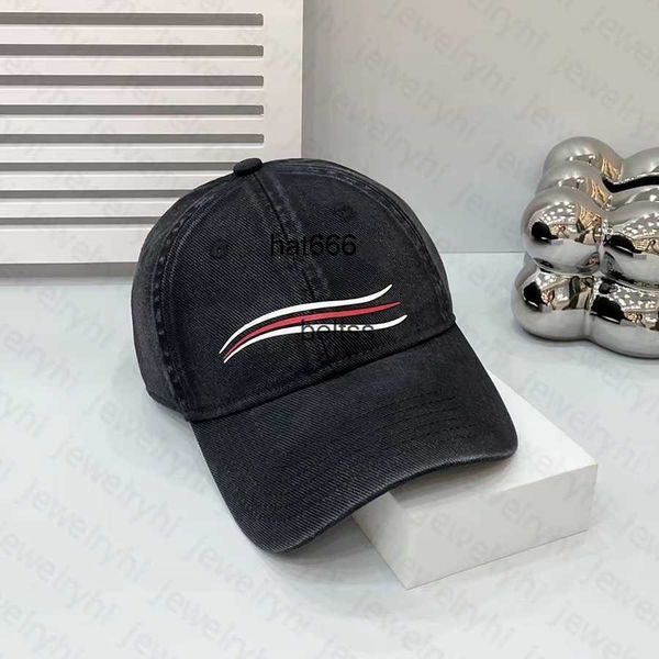 

fashion ball caps summer balencigas casual cap designer blending dome hats man woman letter design 4 color, Blue;gray
