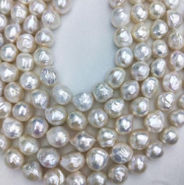 

whole white loose ripple edison freshwater pearl baroque beaded strands6783863