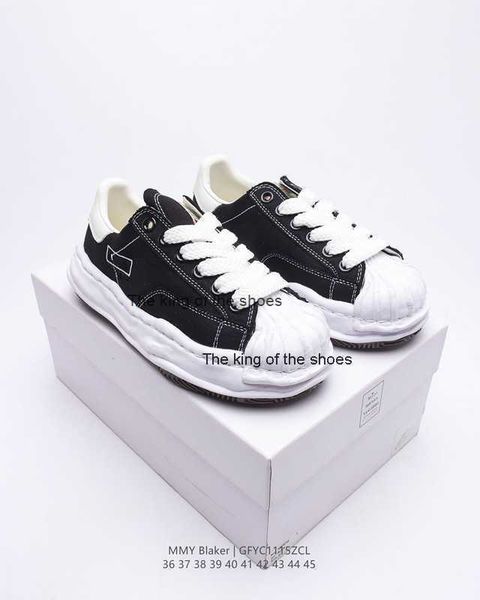 

new ballance shoe 2022 new casual shoes blakey maison mihara yasuhiro mmy men's and women's low canvas shoes miharayasuhiro shell, Black