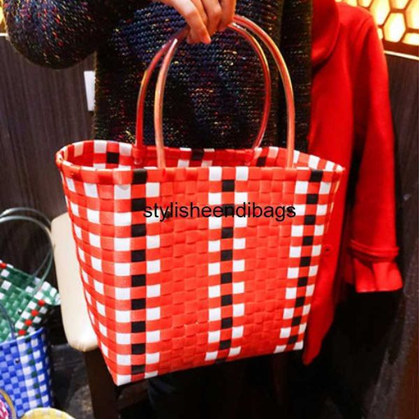 

stylisheendibags shoulder bags hand woven shipping bag basket bag new fashion beach bag totes bag colorful woven wicker women's handbag