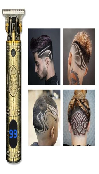 

t hair clipper electric trimmer cordless shaver 0mm men barber hair cutting machine chargeable timer beard cutter 51292021