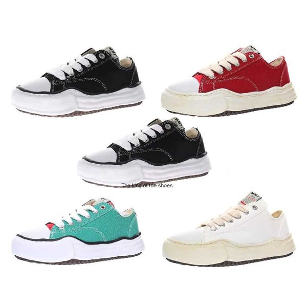 

shoes footwear maison mihara yasuhiro sole canvas men toe cap mmy women 2023, Black
