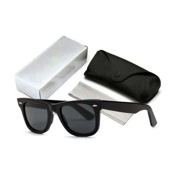

wayfarer luxury square rainess¡ban¡raybanitys¡sunglasses men women acetate frame with glass lenses sun glasses raybans for, White;black