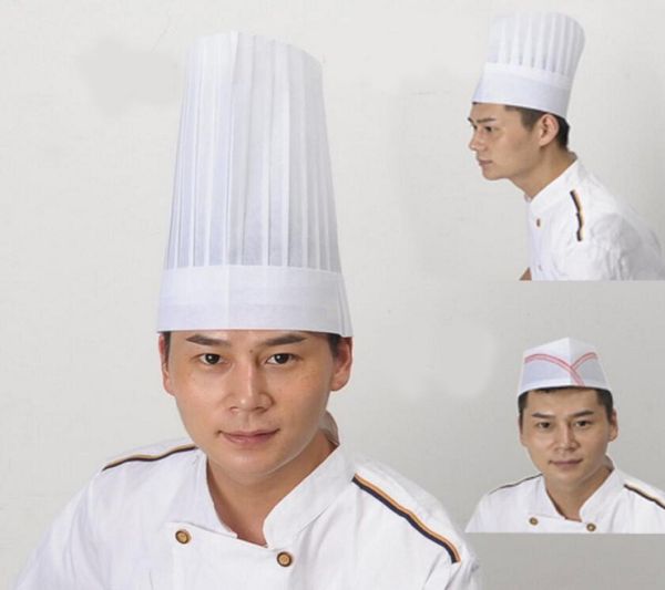 

nonwoven fabrics disposable white color french chef hat cook hat chef cap mulit design option4156241, Blue;gray