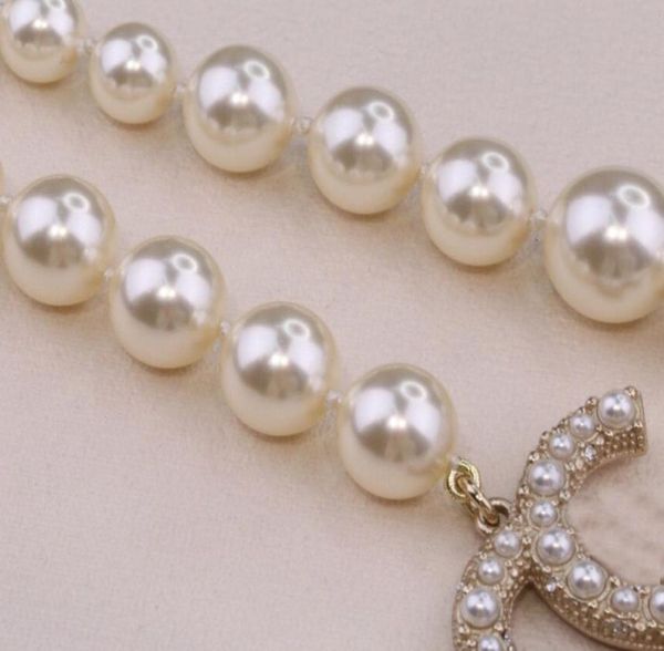 

charm pendant necklace with diamond and white shell 100 words for women wedding jewelry gift have box stamp ps45327563494, Golden