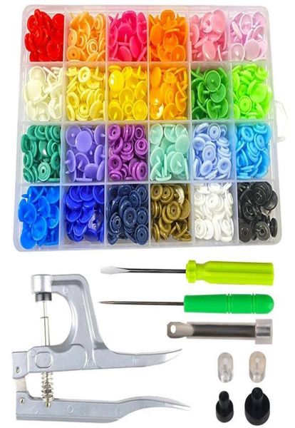 

jewelry pouches bags 240 sets 24 color plastic snap buttons with snaps pliers tool kit storage container t5 resin button diy se5709311, Pink;blue
