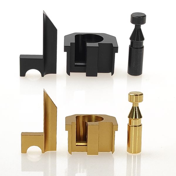 

new tactical adjustment cnc black / gold aluminium automatic selector switch auto-semi for glock sear and slide modification required