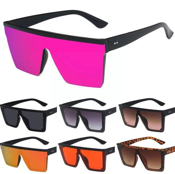 

oversize square sunglasses women fashion retro gradient sun glasses men purple big frame vintage eyewear uv400, White;black