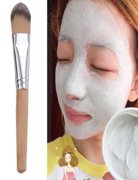 

whole bamboo handle powder concealer foundation brush mask brushes cosmetics professional makeup brush set hair brus3039612