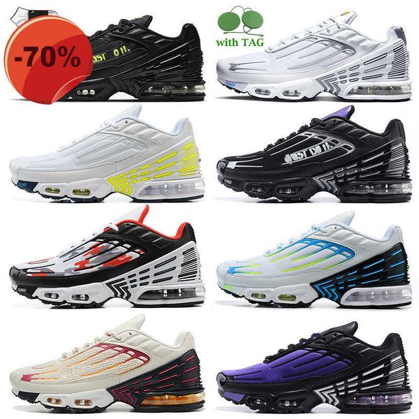 

sandals with box 2022 women mens tn 3 running shoes with socks plus tuned runner sneakers purple gold laser blue triple black white obsidian