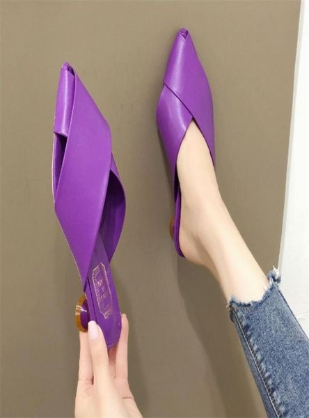 

women fashion soft comfortable slip on flat lady casual green summer loafers female pointed toe pu leather shoes g5040 2206141544925, Black