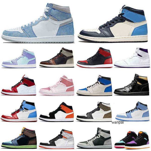 

discount 1s men basketball shoes 1 university blue obsidian shadow light smoke grey women mens trainers sports sneakers walking jogging