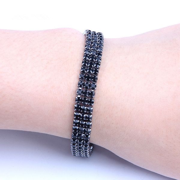 

chain full diamond crystal rhinestone black bracelet fashion popular ladies bracelet