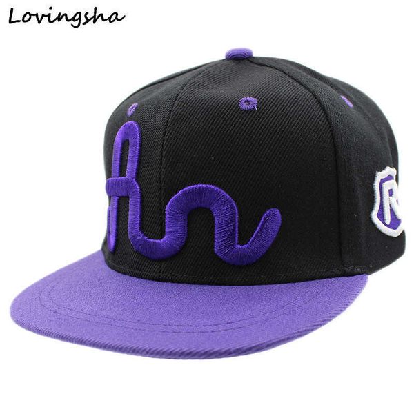 

ball caps lovingsha boy baseball caps for 38 years old kid 3d letter design snapback caps high qaulity adjustable cap for girl cc006 j230504, Blue;gray