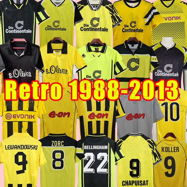 

dortmund retro soccer jerseys 1988 1989 1994 1995 1996 1997 1998 2000 2001 2002 2012 2013 vintage 2011 2012 reus borussia moller 88 89 94 95, Black;yellow