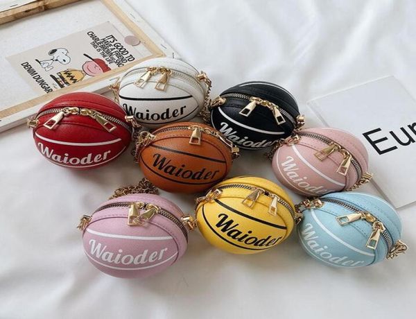 

new basketball designer girls bags fashion kids bags childrens bags chain kids shoulder bag girls messenger bag girls purse1845295, White
