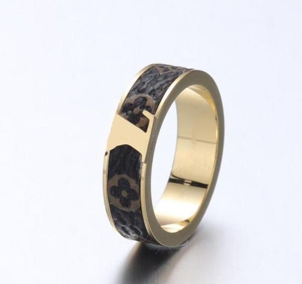 

couple rings love charm bague homme fashion woman engagement ring classic middle unpacking titanium steel old flower pair for men 4818231, Silver