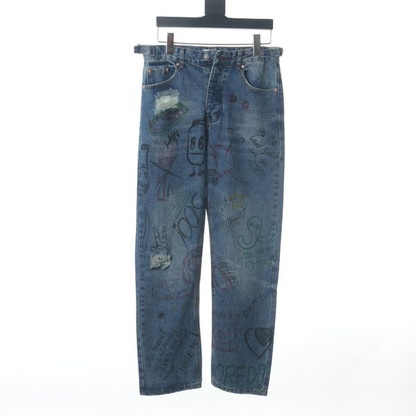 

men's plus size pants 2022ss unwashed selvedge mens raw denim jeans indigo small quantity wholesale price japanese style cotton japan r, Black;brown