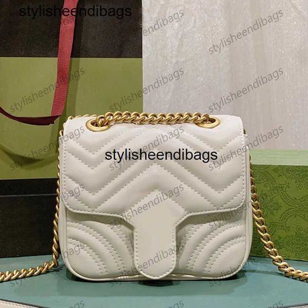 

tier quality chain messenger bag marmont shoulder handbag women handbag genuine leather crossbody bags handle fashion letter magnetic buckle