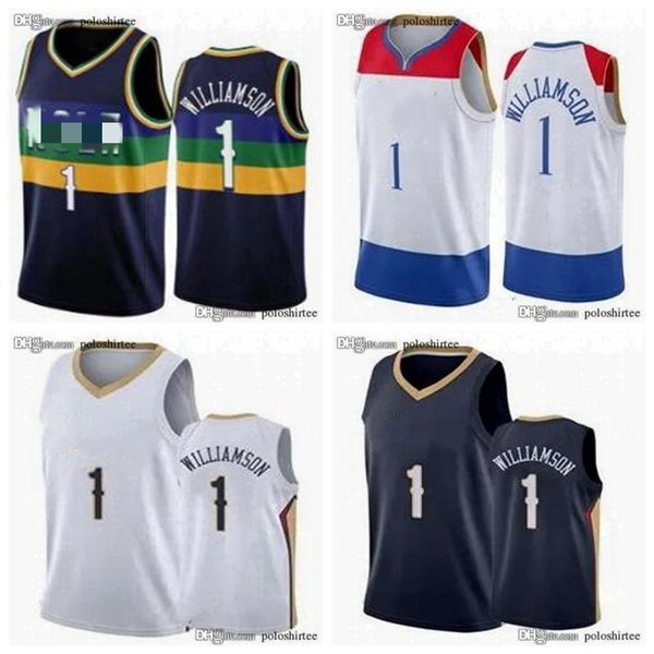 

williamson 1 basketball jerseys edition city jersey 2023 men kids, Black;red