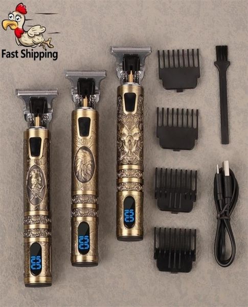 

t9 hair clipper professional electric trimmer for man 0mm baldheaded barber cutting machine cordless shaver 2203035477962