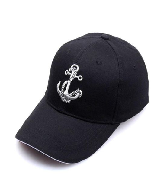 

black cap sailor hat for men baseball caps fashion anchor embroidered cotton women outdoor sport casual snap back hiphop sunhats7535171, Blue;gray