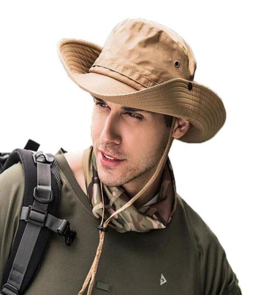 

summer sun hat for men women outdoor sun protection wide brim beach hat foldable breathable quick drying boonie cap fishing golf1727009, Blue;gray