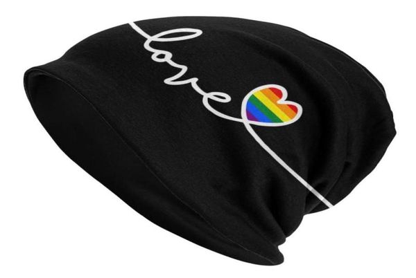 

berets lgbt love pride rainbow caps casual street skullies beanies hat male summer warm dualuse bonnet knit4494160, Blue;gray