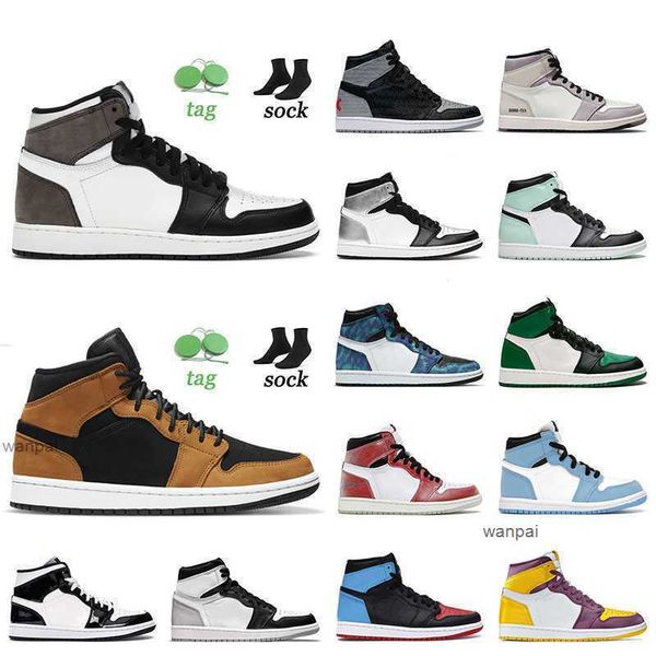 

2022 popular colorway brown wheat jumpman 1 basketball shoes mens womens rebellionaire high og nrg igloo brotherhood hyper royal