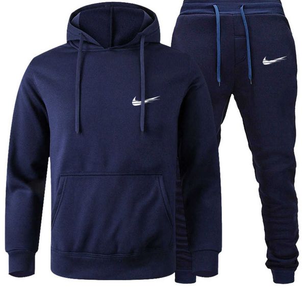 

designer mens tracksuits sweater trousers set basketball streetwear sweatshirts sports suit brand letter ik baby clothes thick hoodies men p, Gray