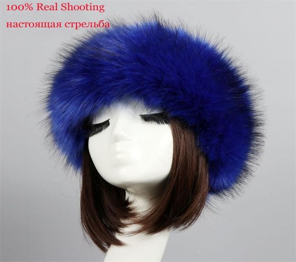 

zadorin winter hat fashion faux fur headbands for women earwarmer russia caps fluffy snow cap soviet cap 2010196785692, Blue;gray