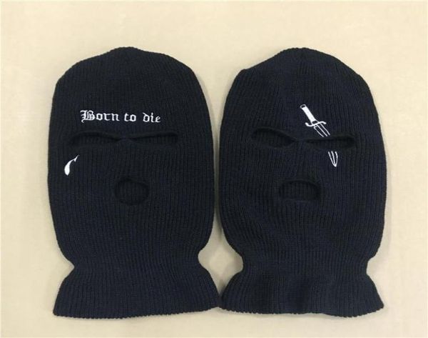 

ball caps eye holes ski face mask balaclava warm beanies personalized embroidery party winter hats for women1860481, Blue;gray