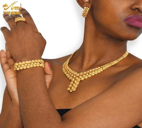 

jewelery set rings jewelry gold plated fashion jewelries women bridal wedding dubai african chokers necklace earrings nigeria2070784, Slivery;golden