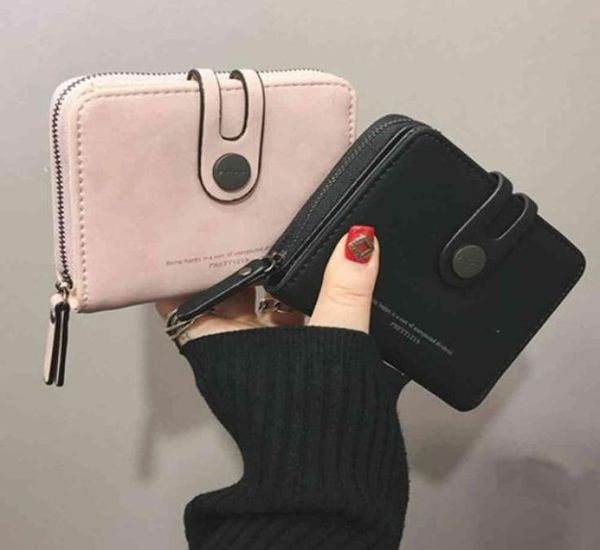 

fashion women ladies leather purse money clip wallet clutch card bag holder gift7602252, Black