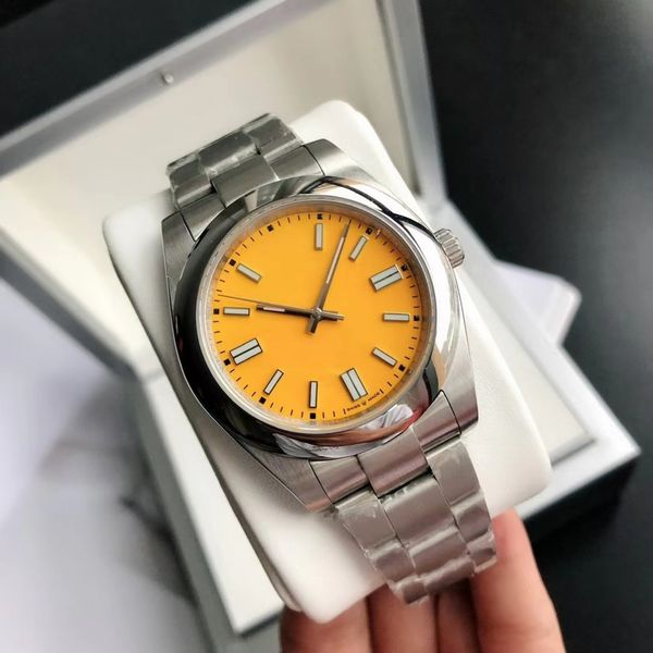 

2023 luxury mens designer vintage orange watch womens mechanical automatic watches for woman men wristwatch montre de luxe 41/36mm, Slivery;brown