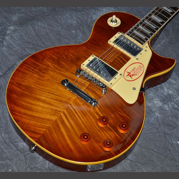 

chinese flame on maple, used for electric guitars, smoke pattern258