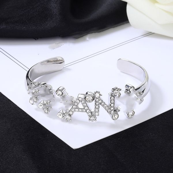 

various new ccity bangle internet celebrity lady women c open bracelet fashion designer charm bracelet woman accessories for dinner party 41, Black