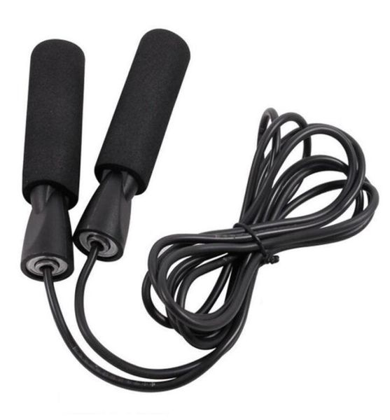 

exercise equipment adjustable skipping sport jump rope bearing skip rope cord speed fitness aerobic jumping black by sea6705542