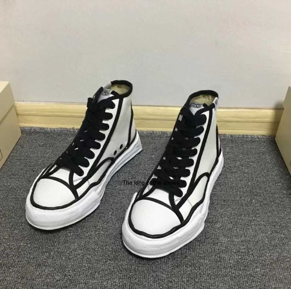 

japanese fashion brand maison mihara yasuhiro mmy men's and women's elevated lovers' shoes casual shoes deformed soles destru