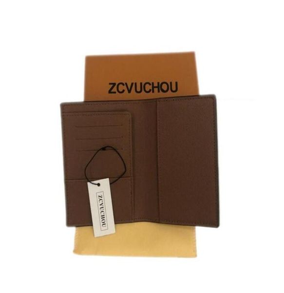 

women leather passport cover brand credt card holder men business travel passport holder wallet covers for passports carteira masc3687055, Brown;gray
