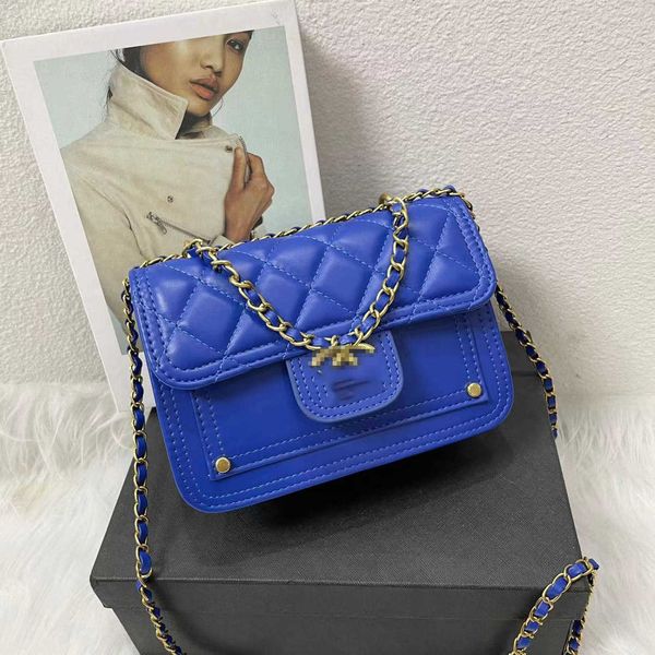 

2023 designer channel women bag net red korean version women's messenger bag women's bag xiaoxiangfeng handbag lingge single shoul