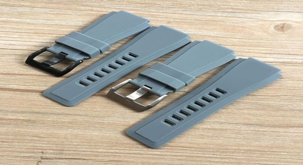 

good quality malaysia rubber strap band for br01 br0192 watch bracelet strap replace repair fix accessory watchmaker buckle clasp6530614, Black;brown